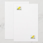 Sun Conure Stationery Briefpapier (Vorne/Hinten)