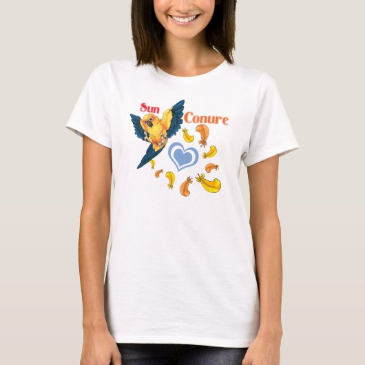 Sun Conure Süsse T - Shirt (lt) (Vorderseite)