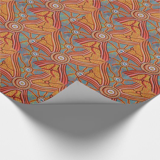 Sun Corroboree Geschenkpapier (Ecke)