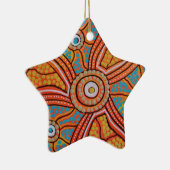 Sun Corroboree Keramik Ornament (Rechts)