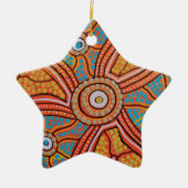Sun Corroboree Keramik Ornament (Vorne)