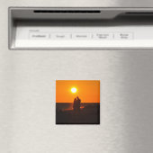 Sun Couple Silhouette Liebe Sanibel Sunset Magnet (In Situ (Geschirrspüler))