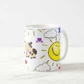 Sun Cow Stars Tasse (VorderseiteRechts)