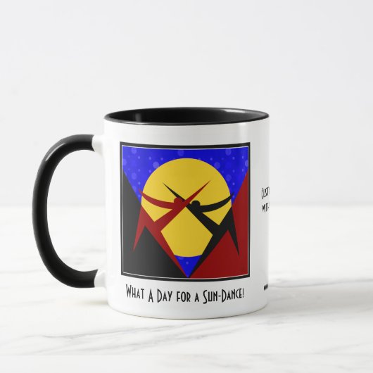 Sun Dance (Tasse der Personalisierten Keramik) Tasse (Links)