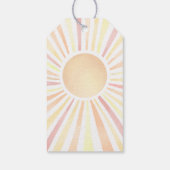 Sun danke Ihnen Geschenkanhänger (Rückseite)