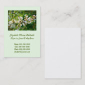 Sun-Dappled Spring Hawthorn Telefonnummerkarte (Vorne/Hinten)