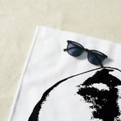 Sun Deck Bulldog Bold Strandtuch (Beispiel)