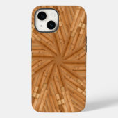 Sun Deck - Holz Sonnenbrust-Mosaik Case-Mate iPhone Hülle (Rückseite)