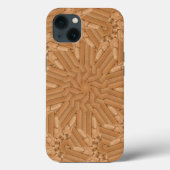 Sun Deck - Holz Sonnenbrust-Mosaik Case-Mate iPhone Hülle (Rückseite)