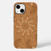 Sun Deck - Holz-Sternexplosion Mosaik Case-Mate iPhone Hülle (Rückseite)
