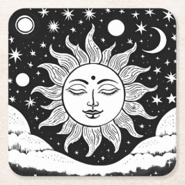 Sun Deity Paper Untersetzer