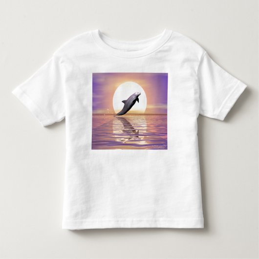 Sun-Delphin Kleinkind T-shirt (Vorderseite)