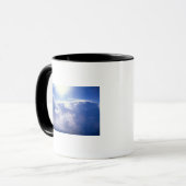 Sun, der durch Wolken shinning ist Tasse (Vorderseite Links)