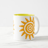 Sun Design Zweifarbige Tasse (VorderseiteRechts)
