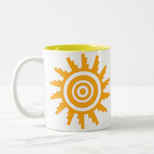 Sun Design Zweifarbige Tasse (Links)