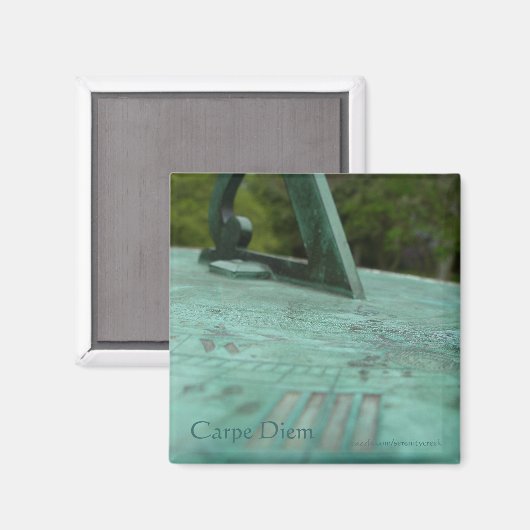 Sun Dial Magnet (Vorderseite/Rückseite)