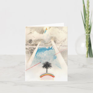 Sun Dog, Rockne Krebs, 1976. Notecard Karte