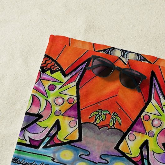 Sun Dog Strandtuch (Beispiel)