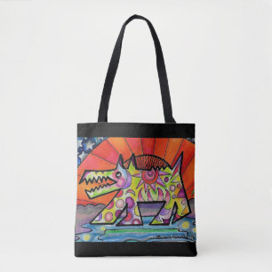 Sun Dog Tote Bag Tasche