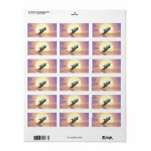 Sun Dolphin-Geschenkmarke Adressaufkleber (Vorne)