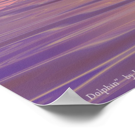 Sun Dolphin Poster (Ecke)