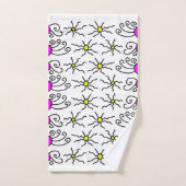 Sun Doodle Art Badhandtuch Set (Handtuch)