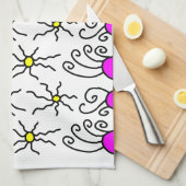 Sun Doodle Art Geschirrtuch (Viertel Falte)