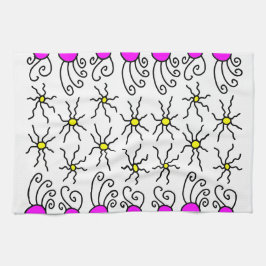 Sun Doodle Art Geschirrtuch