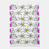 Sun Doodle Art Geschirrtuch (Vertikal)