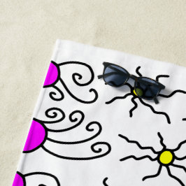 Sun Doodle Art Strandtuch