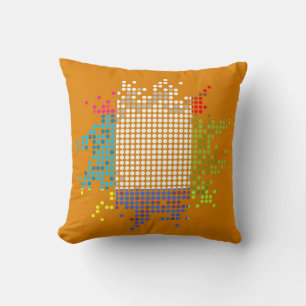 Sun Dots Art Design Abstrakt Kissen 18