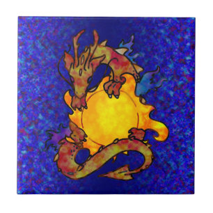 Sun-Drache Fliese