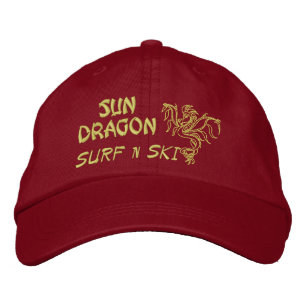 Sun Dragon Surf n ski Hat Bestickte Baseballkappe