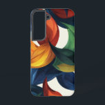 Sun Drop Samsung Galaxy Hülle<br><div class="desc">Goldene Blätter fallen sanft über eine verschneite Oberfläche.</div>