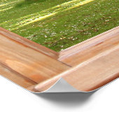 Sun durch die Treppenansicht aus einem Fenster Poster (Ecke)