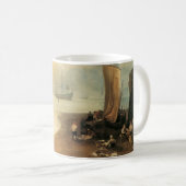 Sun durch Vapor von Joseph Turner Kaffeetasse (VorderseiteRechts)
