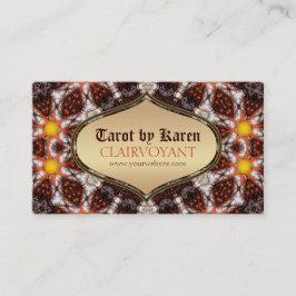 Sun Earth Goddess Tarot Business Cards Visitenkarte