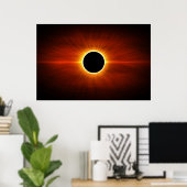 Sun Eclipse Poster (Heimbüro)
