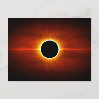 Sun Eclipse Postkarte