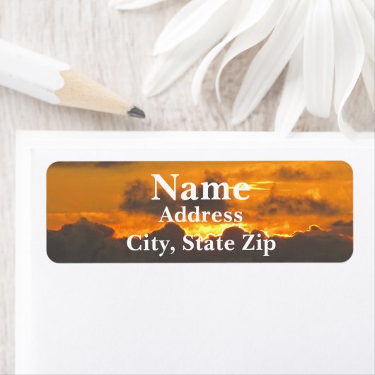 Sun Einstellung helle Orange Sky Vivids Wolken Son (Insitu)