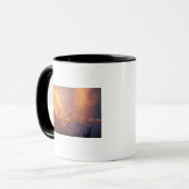 Sun-Einstellung hinter Wolken Tasse (Vorderseite Links)