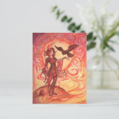 Sun Elf Postkarte (Stehend Vorderseite)