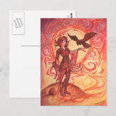 Sun Elf Postkarte (Vorne/Hinten)