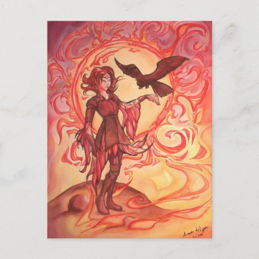 Sun Elf Postkarte (Vorderseite)