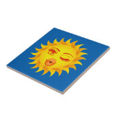 Sun Emoji Fliese (Seite)