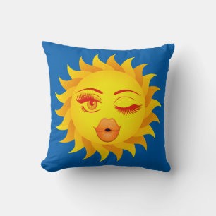 Sun Emoji flirten, Sun Kiss, Sun Worshipers Kissen