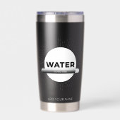 Sun Energy Quote | Custom Name Thermobecher (Rückseite)