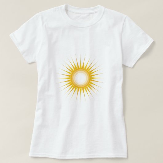 Sun-Entwurf T-Shirt (Design vorne)