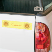 Sun face Art Illustration Thunder_Cove Autoaufkleber (Auf Lkw)