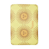 Sun face Art Illustration Thunder_Cove Badematte (Vorderseite Vertikal)
